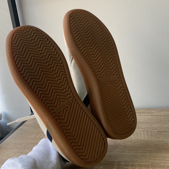 Rothy’s The RS01 Sneaker Panther Men’s Size 10.5 White & Blue Casual Shoes - Picture 12 of 14